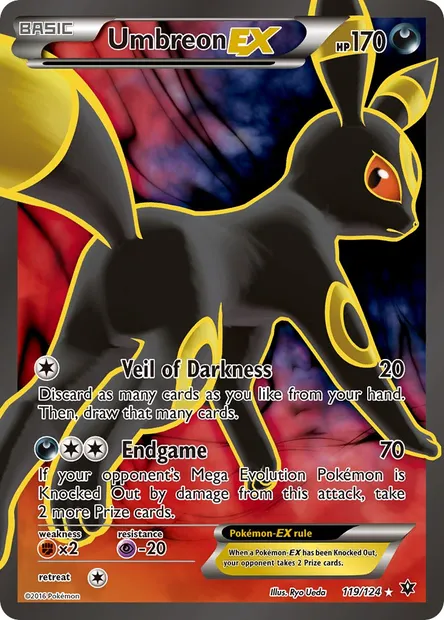Umbreon EX, Pokémon card FCO 119 — Fates Collide set