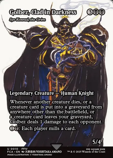 Syr Konrad, the Grim, Magic card FCA 10 — Final Fantasy: Through the Ages set