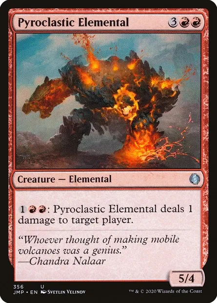 Pyroclastic Elemental, Magic card JMP 356 — Jumpstart set