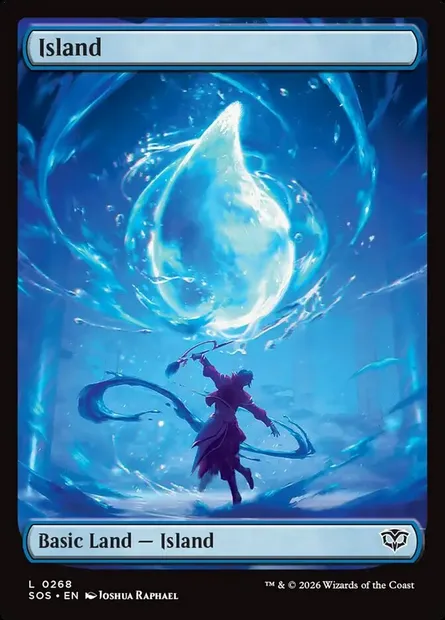 Island, Magic card SOS 268 — Secrets of Strixhaven set
