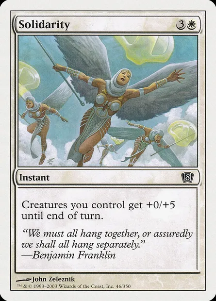Solidarity, Magic card 8ED 46 — Eighth Edition set