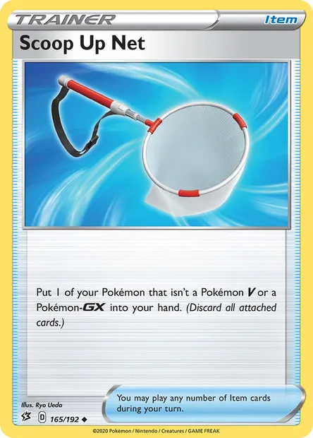 Scoop Up Net, Pokémon card RCL 165 — Rebel Clash set