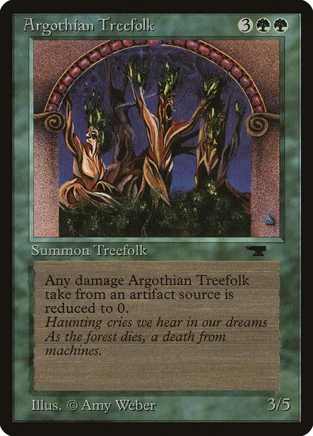 Argothian Treefolk, Magic card ATQ 30 — Antiquities set