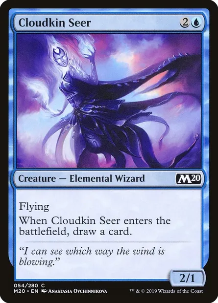 Cloudkin Seer, Magic card M20 54 — Core Set 2020 set