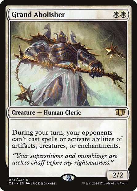 Grand Abolisher, Magic card C14 74 — Commander 2014 set
