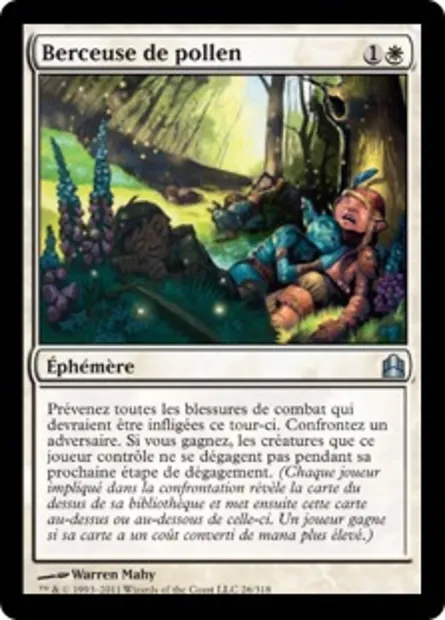 Berceuse de pollen, carte Magic CMD 26 — extension Commander 2011