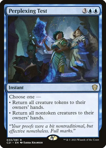 Perplexing Test, Magic card C21 30 — Commander 2021 set
