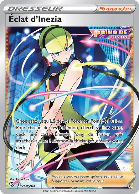 Éclat d'Inezia, carte Pokémon FST 260 — extension Poing de Fusion