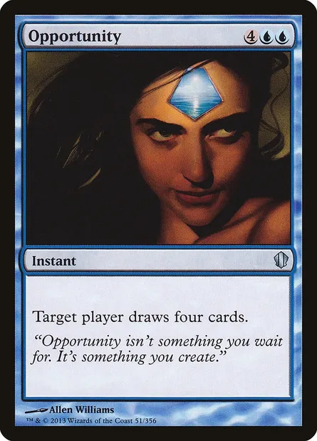 Opportunity, Magic card C13 51 — Commander 2013 set
