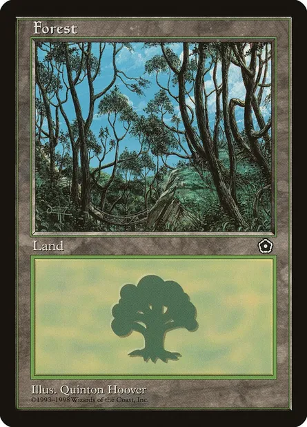 Forêt, carte Magic P02 165 — extension Portal Second Age