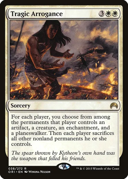 Tragic Arrogance, Magic card ORI 38 — Magic Origins set