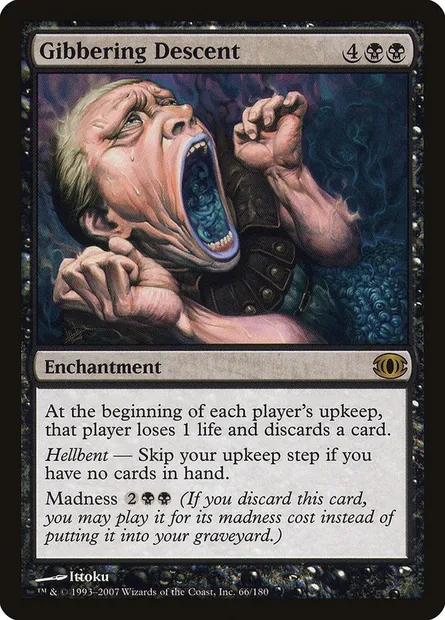 Gibbering Descent, Magic card FUT 66 — Future Sight set
