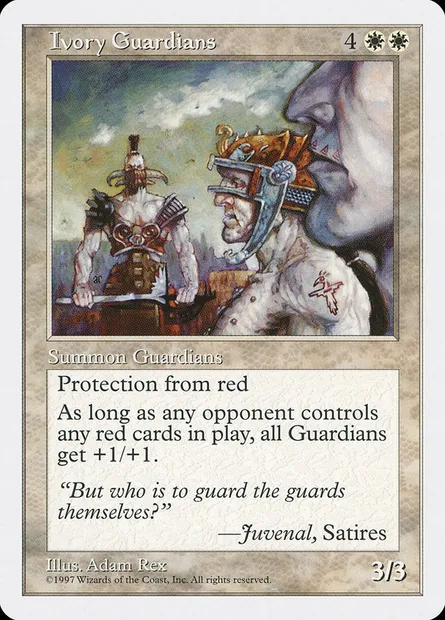 Ivory Guardians, Magic card 5ED 40 — Fifth Edition set