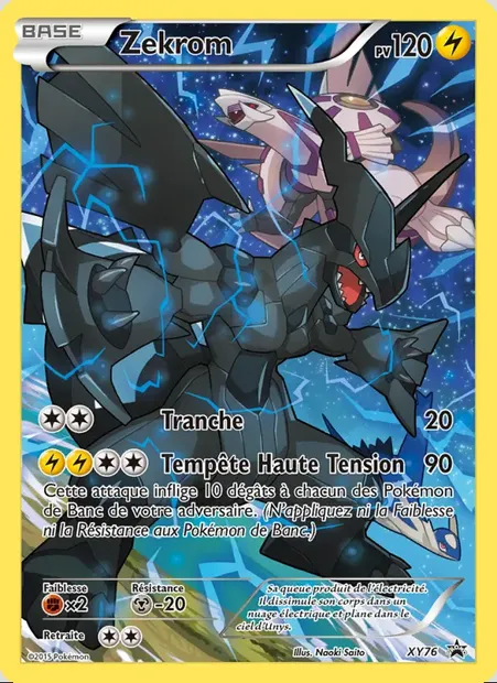Zekrom, carte Pokémon XY 76 — extension Promo XY