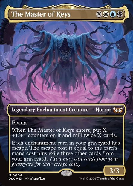The Master of Keys, Magic card DSC 4 — Duskmourn: House of Horror Commander set
