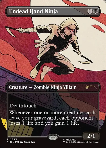 Undead Hand Ninja, Magic card SLD 2623 — Secret Lair Drop set