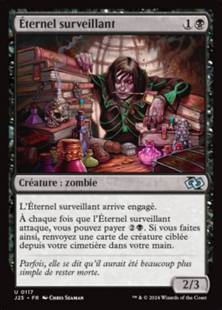 Éternel surveillant, carte Magic J25 117 — extension Foundations Jumpstart