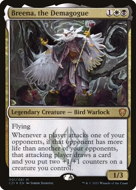 Breena, the Demagogue, Magic card C21 1 — Commander 2021 set
