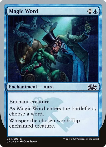 Magic Word, carte Magic UND 24 — extension Unsanctioned