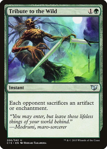 Tribute to the Wild, Magic card C15 206 — Commander 2015 set