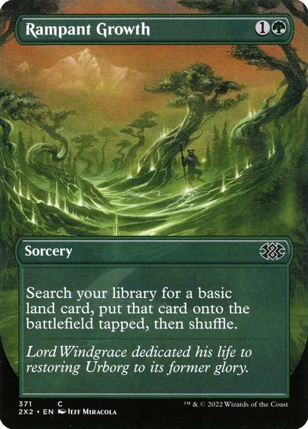 Rampant Growth, Magic card 2X2 371 — Double Masters 2022 set