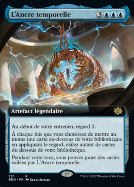 L'Ancre temporelle, carte Magic BRO 321 — extension La Guerre Fratricide
