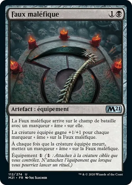 Faux maléfique, carte Magic M21 112 — extension Core Set 2021