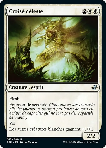 Croisé céleste, carte Magic TSR 13 — extension Spirale Temporelle Remastered