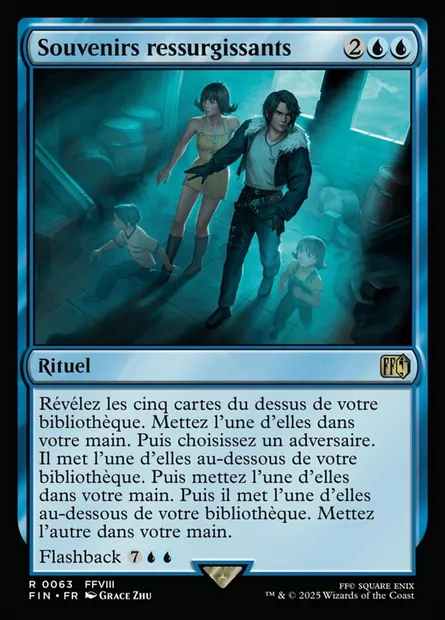 Souvenirs ressurgissants, carte Magic FIN 63 — extension Final Fantasy