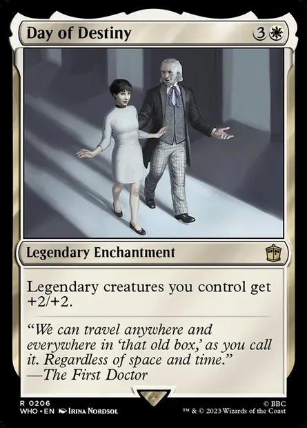 Day of Destiny, Magic card WHO 206 — Doctor Who set