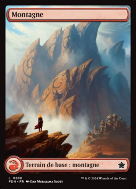 Montagne, carte Magic FDN 288 — extension Foundations