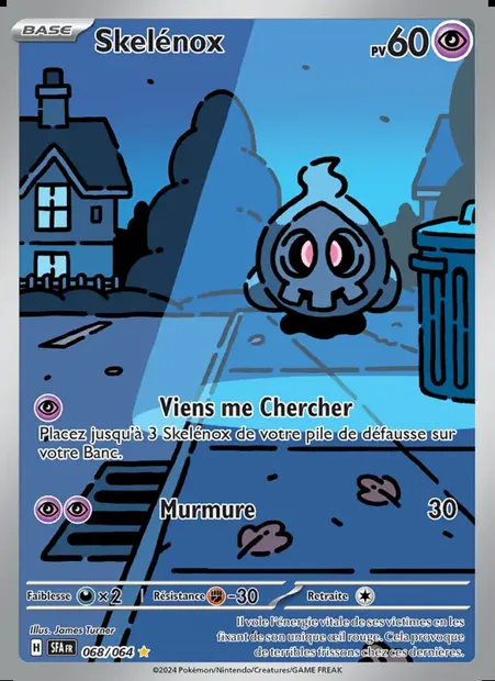 Skelénox, carte Pokémon SFA 068 — extension Fable Nébuleuse