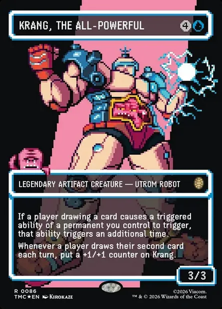 Krang, the All-Powerful, Magic card TMC 86 — Teenage Mutant Ninja Turtles Eternal set