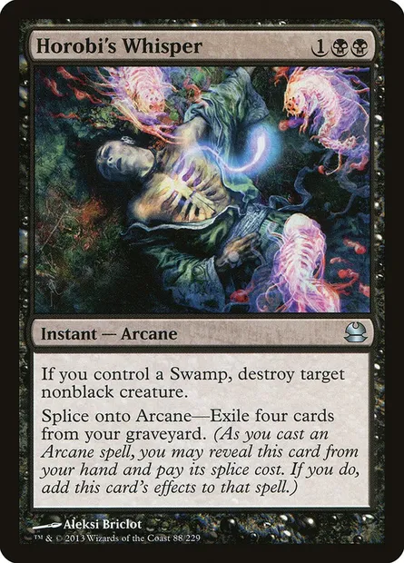 Horobi's Whisper, Magic card MMA 88 — Modern Masters set