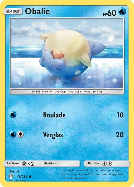 Obalie, carte Pokémon CEC 49 — extension Éclipse Cosmique