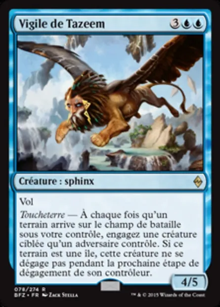 Vigile de Tazeem, carte Magic BFZ 78 — extension La bataille de Zendikar