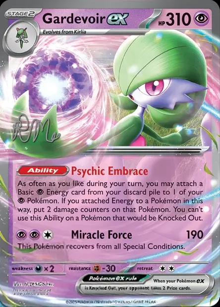 Gardevoir-ex, carte Pokémon WCD25 ct385571 — extension World Championship Decks 2025