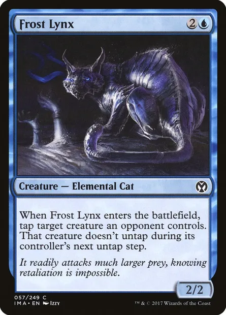Lynx de gel, carte Magic IMA 57 — extension Iconic Masters