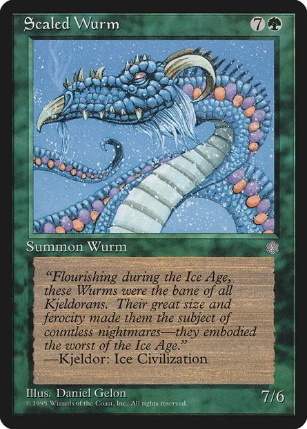 Guivre écailleuse, carte Magic ICE 262 — extension Ere Glaciaire