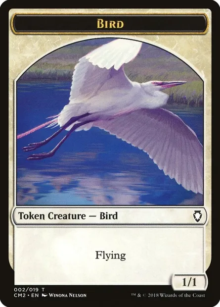 Bird, carte Magic TCM2 2 — extension Commander Anthology Volume II Tokens