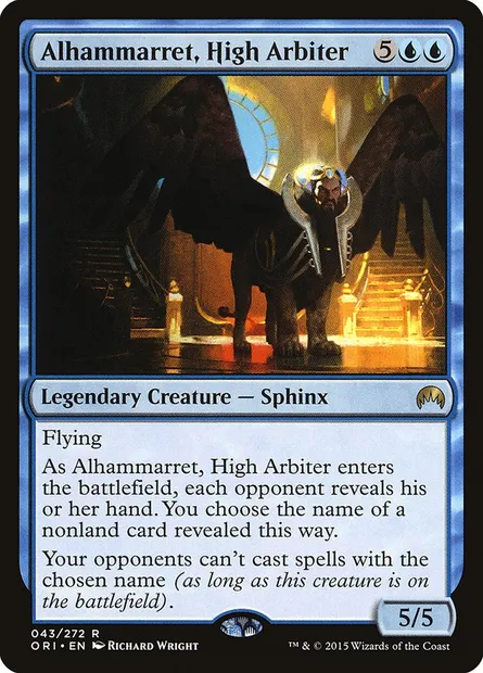 Alhammarret, High Arbiter, Magic card ORI 43 — Magic Origins set