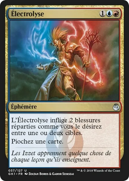 Électrolyse, carte Magic GK1 37 — extension GRN Guild Kit