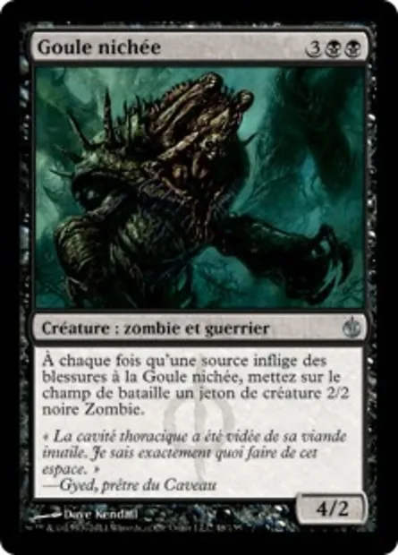 Goule nichée, carte Magic MBS 48 — extension Mirrodin assiégé