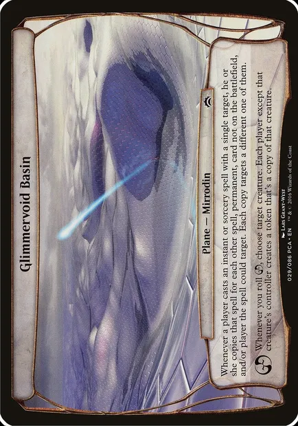 Glimmervoid Basin, Magic card OPCA 29 — Planechase Anthology Planes set