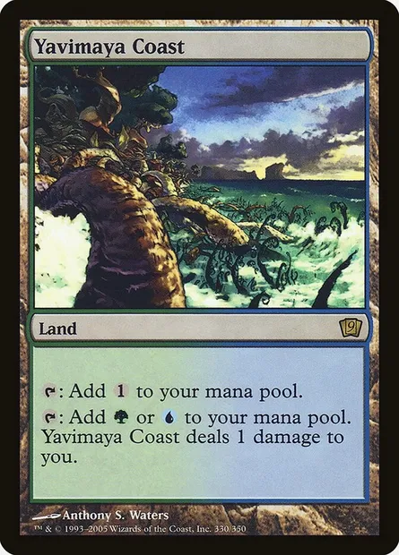 Yavimaya Coast, Magic card 9ED 330★ — Ninth Edition set
