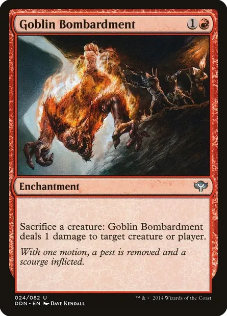 Goblin Bombardment, Magic card DDN 24 — Duel Decks: Speed vs. Cunning set