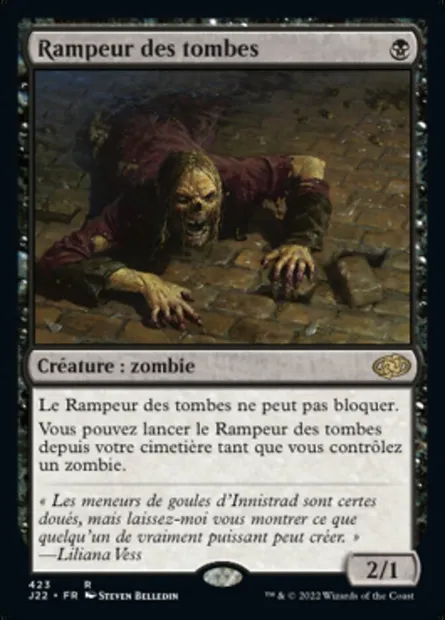 Rampeur des tombes, carte Magic J22 423 — extension Jumpstart 2022