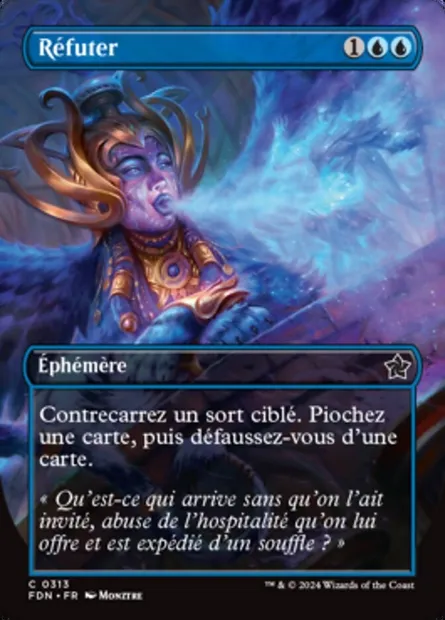 Réfuter, carte Magic FDN 313 — extension Foundations