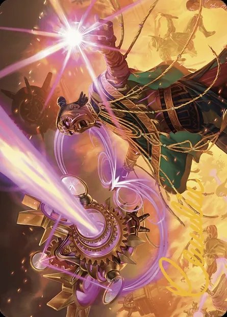 Cosmium Blast // Cosmium Blast, Magic card ALCI 1 — The Lost Caverns of Ixalan Art Series set