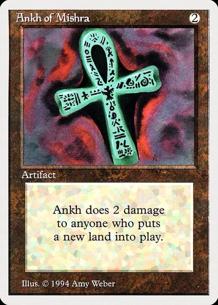 Ankh of Mishra, Magic card SUM 233 — Summer Magic / Edgar set